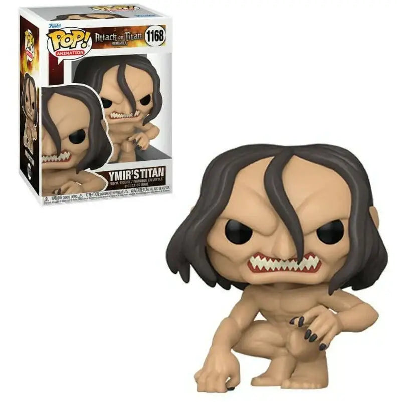 Ymir’s Titan Funko Pop from Attack on Titan anime series displayed in packaging