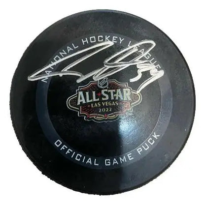 Austin Matthews Autographed 2022 NHL ASG Hockey Puck from Las Vegas Event