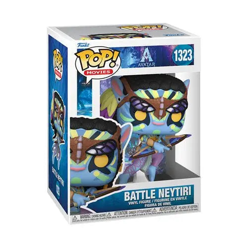 Battle Neytiri Funko Pop vinyl figure with colorful battle paint design from Avatar