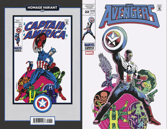 Avengers #22 Mike Walsh Captain America Sam Wilson Homage Variant - Comics