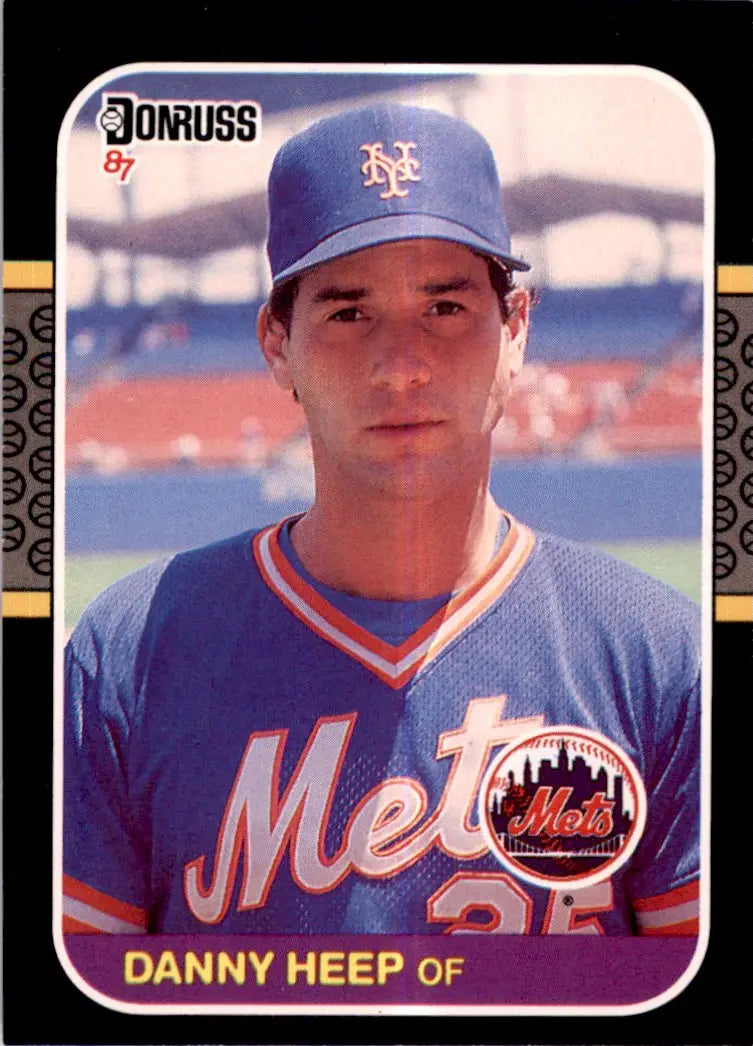 1987 Donruss Danny Heep New York Mets #649