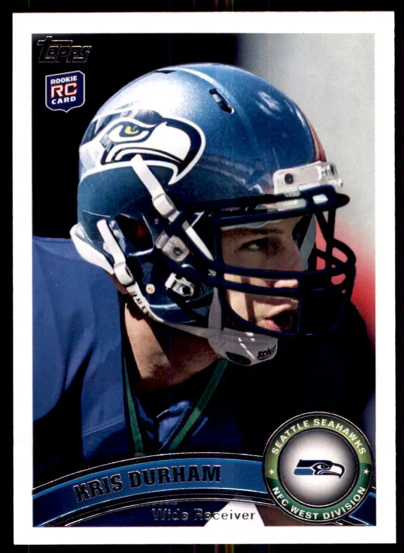 2011 Topps Kris Durham Rookie Seattle Seahawks #188