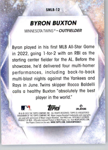 Byron Buxton Minnesota Twins Baseball Card highlighting 2022 All-Star Game performance