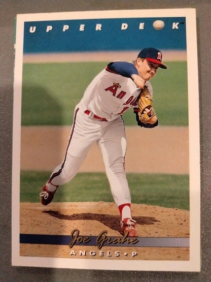 Joe Grahe Baseball Card from Upper Deck featuring California Angels trading card