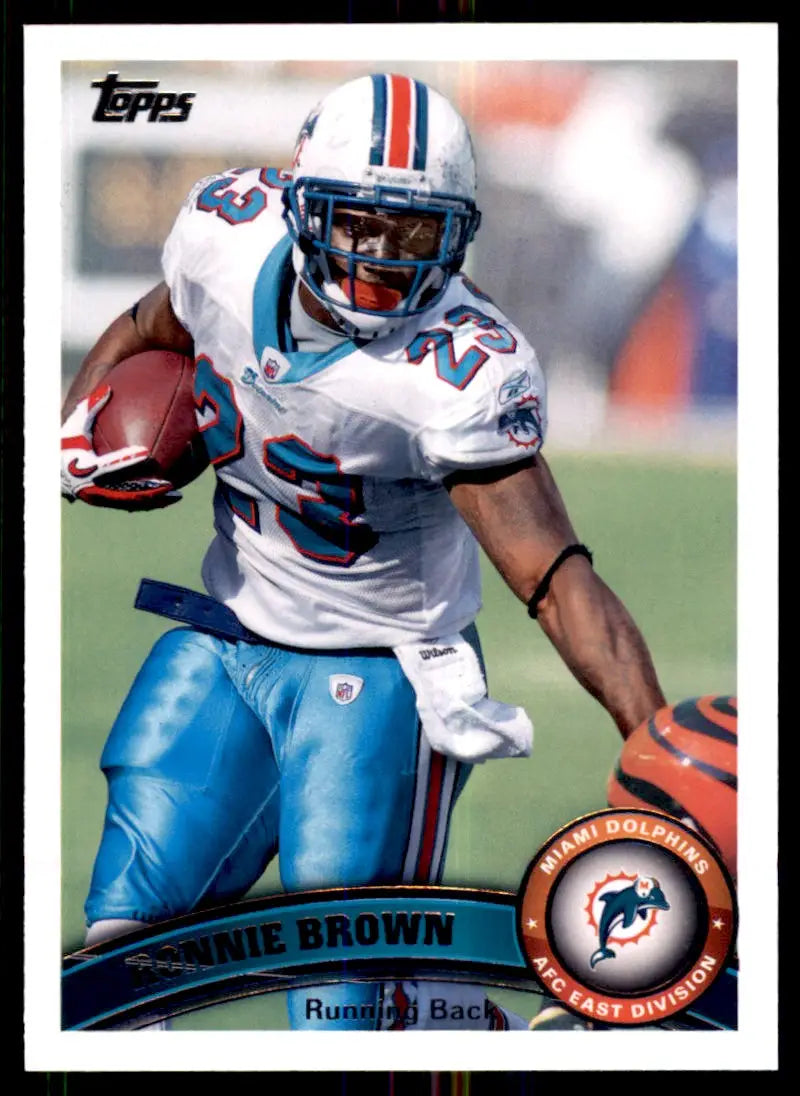 2011 Topps Ronnie Brown Miami Dolphins #161