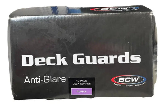 BCW Anti-Glare Deck Guards for trading cards, Double Matte Card Sleeves in Purple