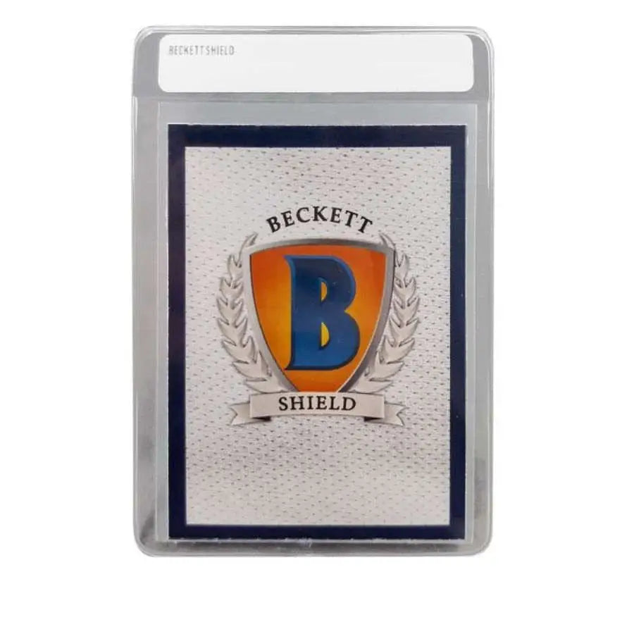 Beckett Shield logo on Storage Semi-Rigid Sleeves for card protection