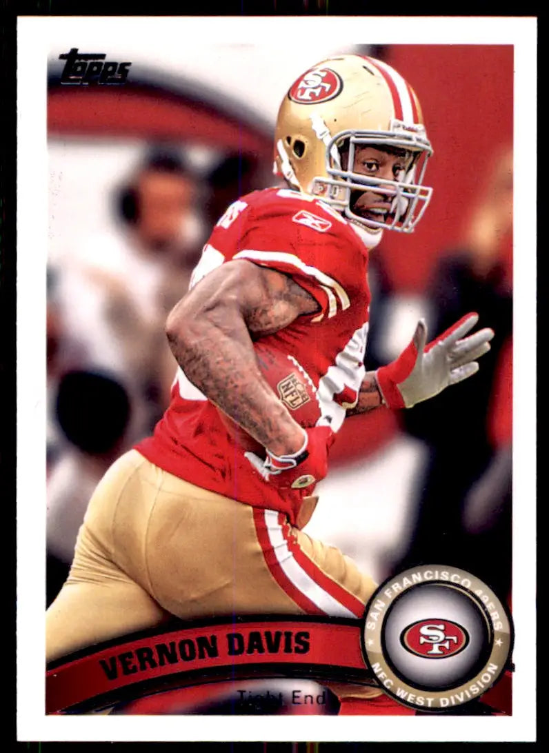 2011 Topps Vernon Davis San Francisco 49ers #63