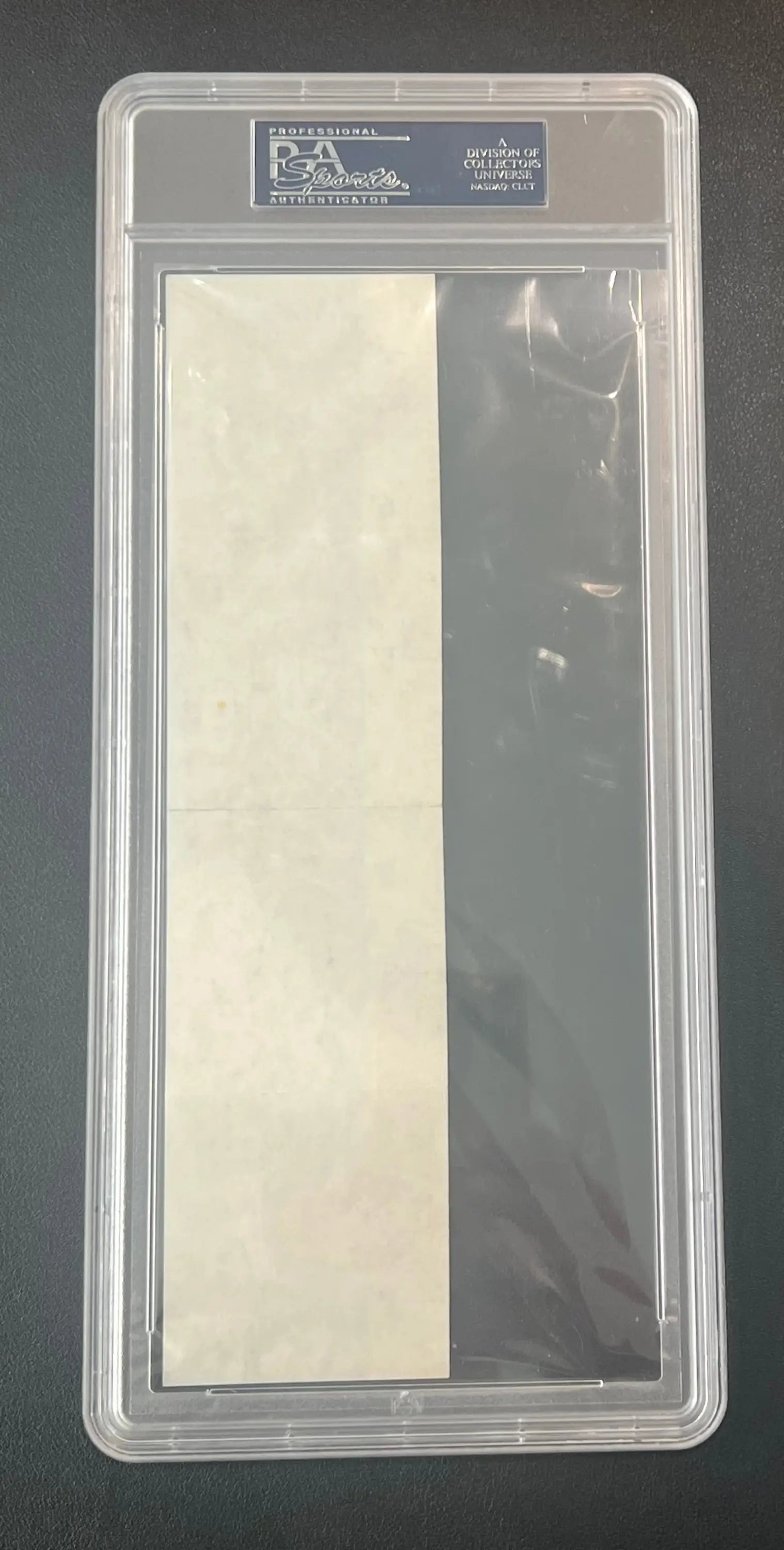 Clear plastic PSA/DNA holder for Bob Boozer 1969 Topps Rulers #23 at Columbia Hobby