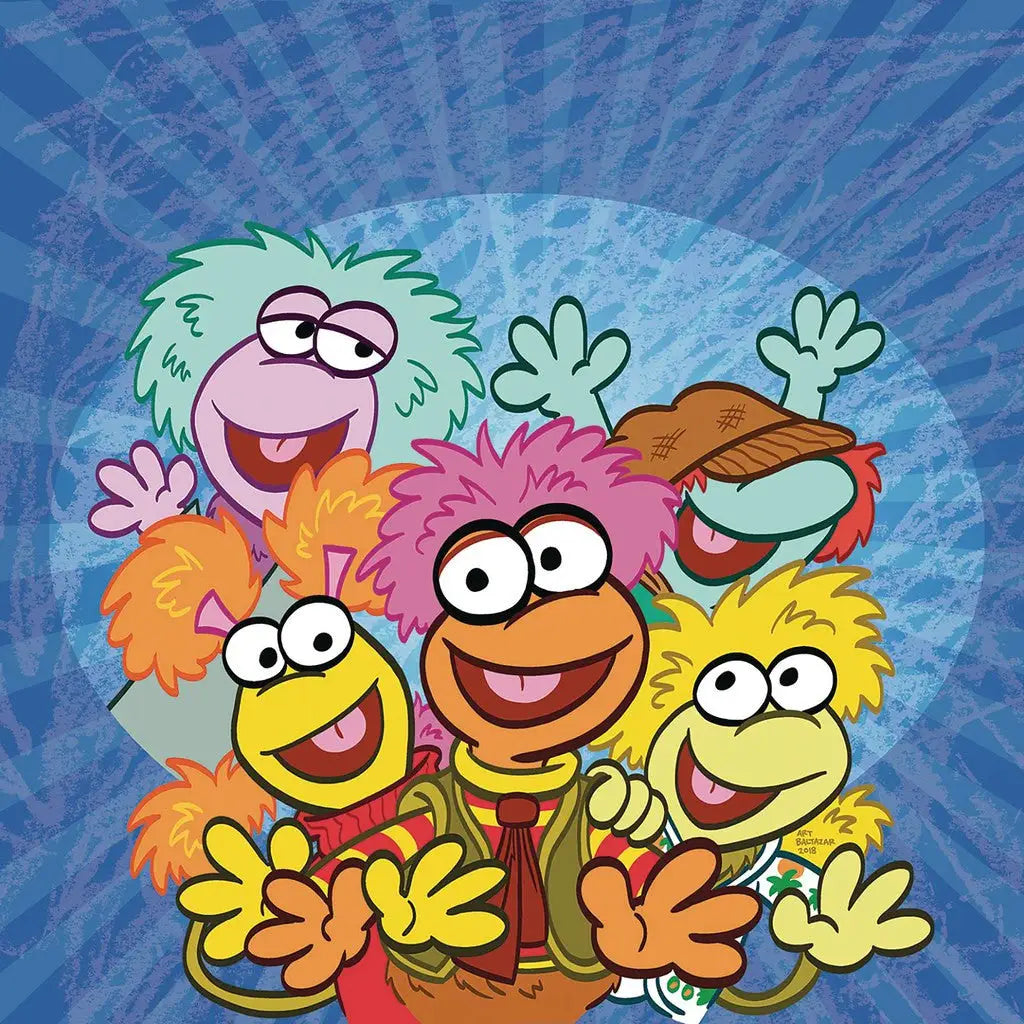 Colorful smiling puppet characters from Jim Henson Fraggle Rock #3