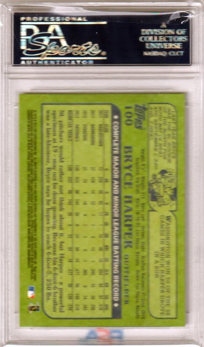 BRYCE HARPER 2013 Topps Archives #100 PSA 10 GEM MINT card in holder by Columbia Hobby