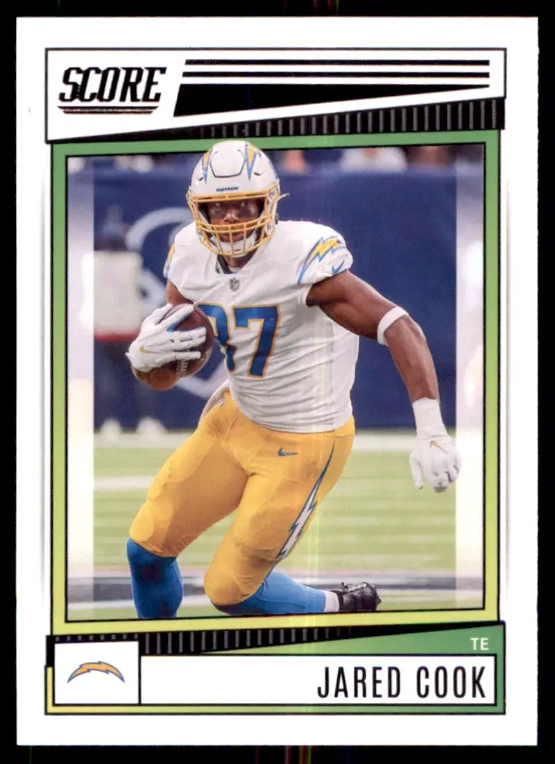 2022 Score Jared Cook Los Angeles Chargers #135