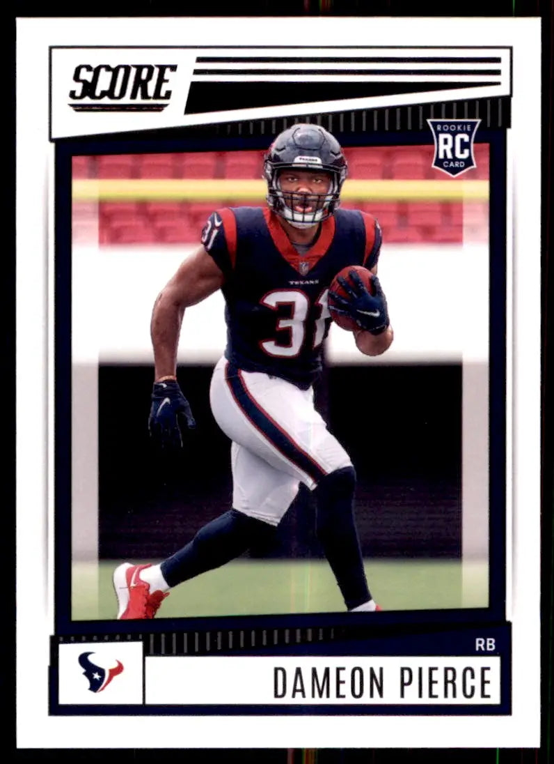 2022 Score Dameon Pierce Rookie Houston Texans #345