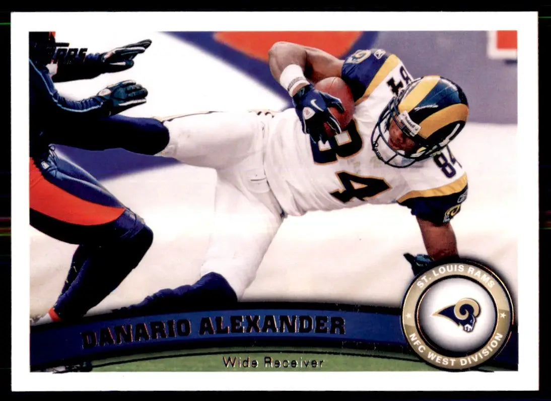 2011 Topps Danario Alexander St. Louis Rams #309