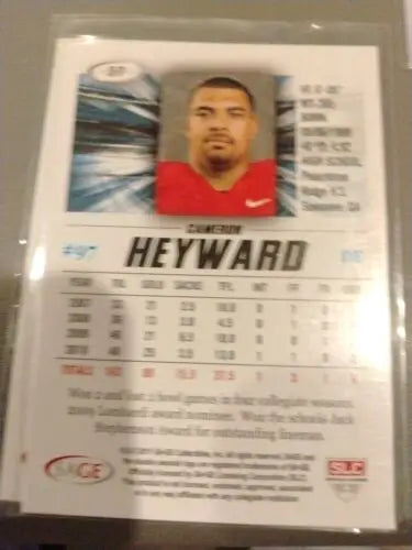 Cameron Heyward 2011 HIT Football Rookie RC Card #37 Steelers collectible image