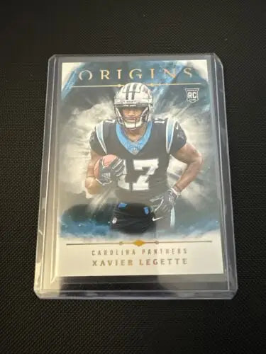 Xavier Legette football card in Carolina Panthers Rookie 7 Card Lot collection