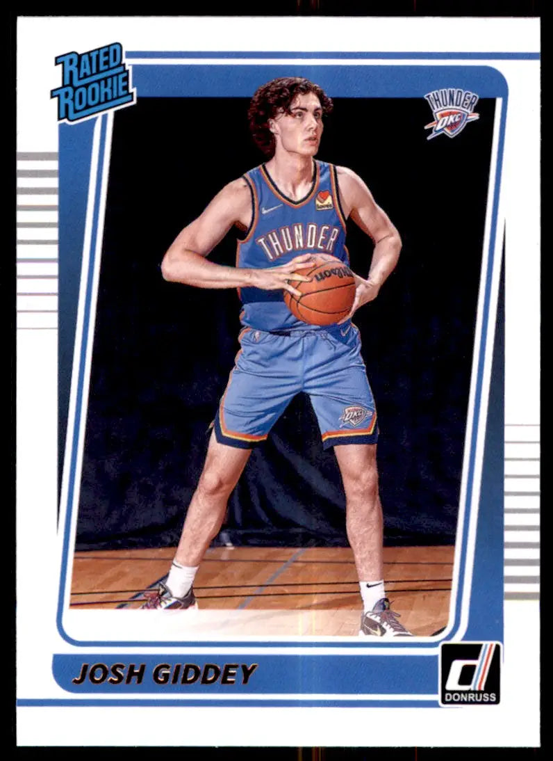 2021-22 Panini Donruss Josh Giddey Rookie Oklahoma City Thunder #202