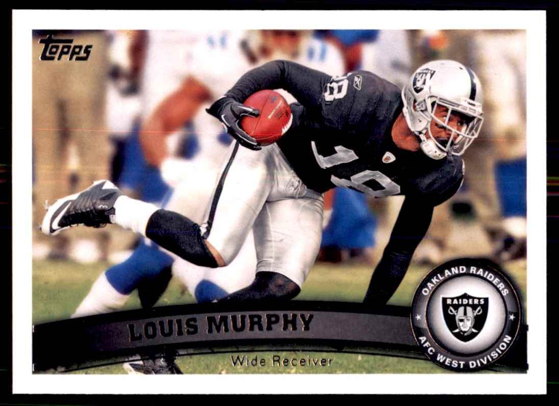 2011 Topps Louis Murphy Oakland Raiders #372