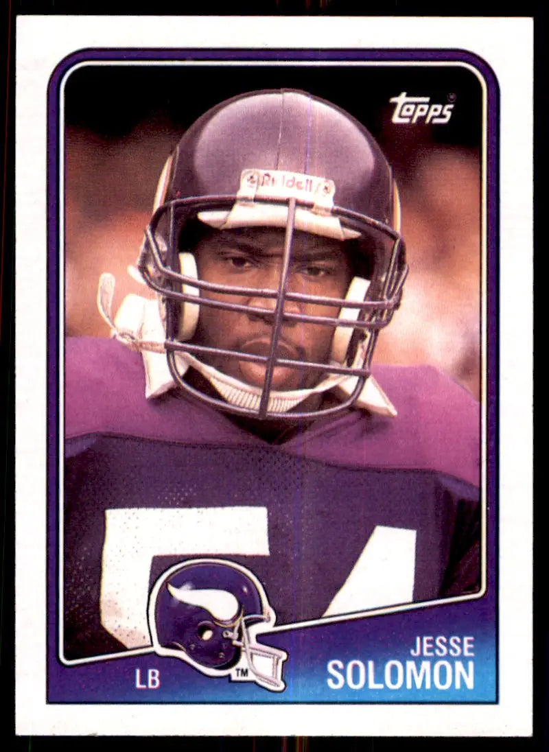 1988 Topps Jesse Solomon Rookie Minnesota Vikings #159