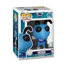 Hugo Funko Pop vinyl figure of the Charlotte Hornets mascot in vibrant colors