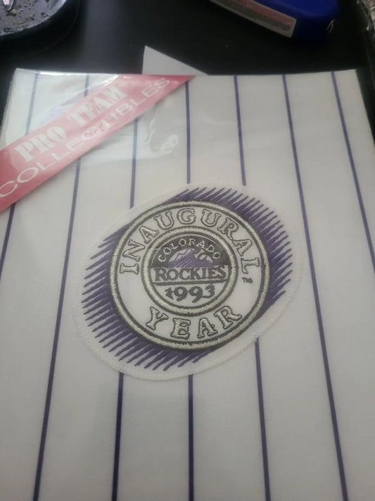 Colorado Rockies 1993 Inaugural Year Patch showcasing team history and memorabilia