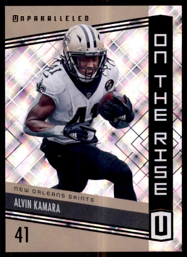 2019 Panini Unparalleled On the Rise Alvin Kamara New Orleans Saints #OTR-AK