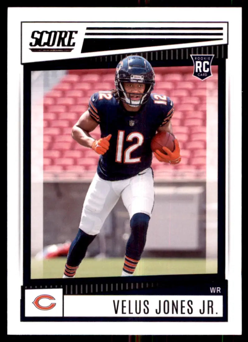 2022 Score Velus Jones Jr. Rookie Chicago Bears #395