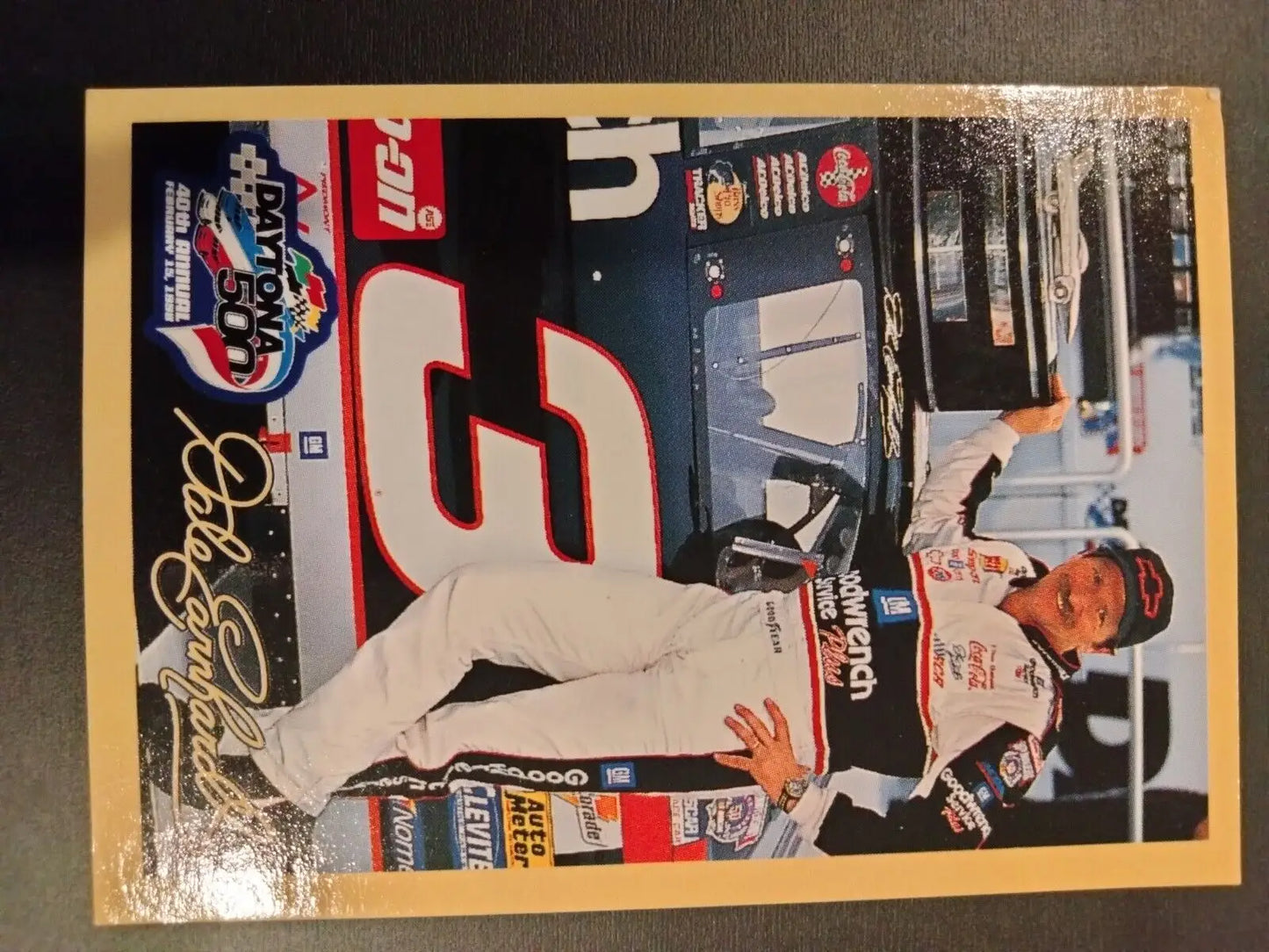 Dale Earnhardt Sr Winners Circle 40th Annual Daytona 500 trading card collectible