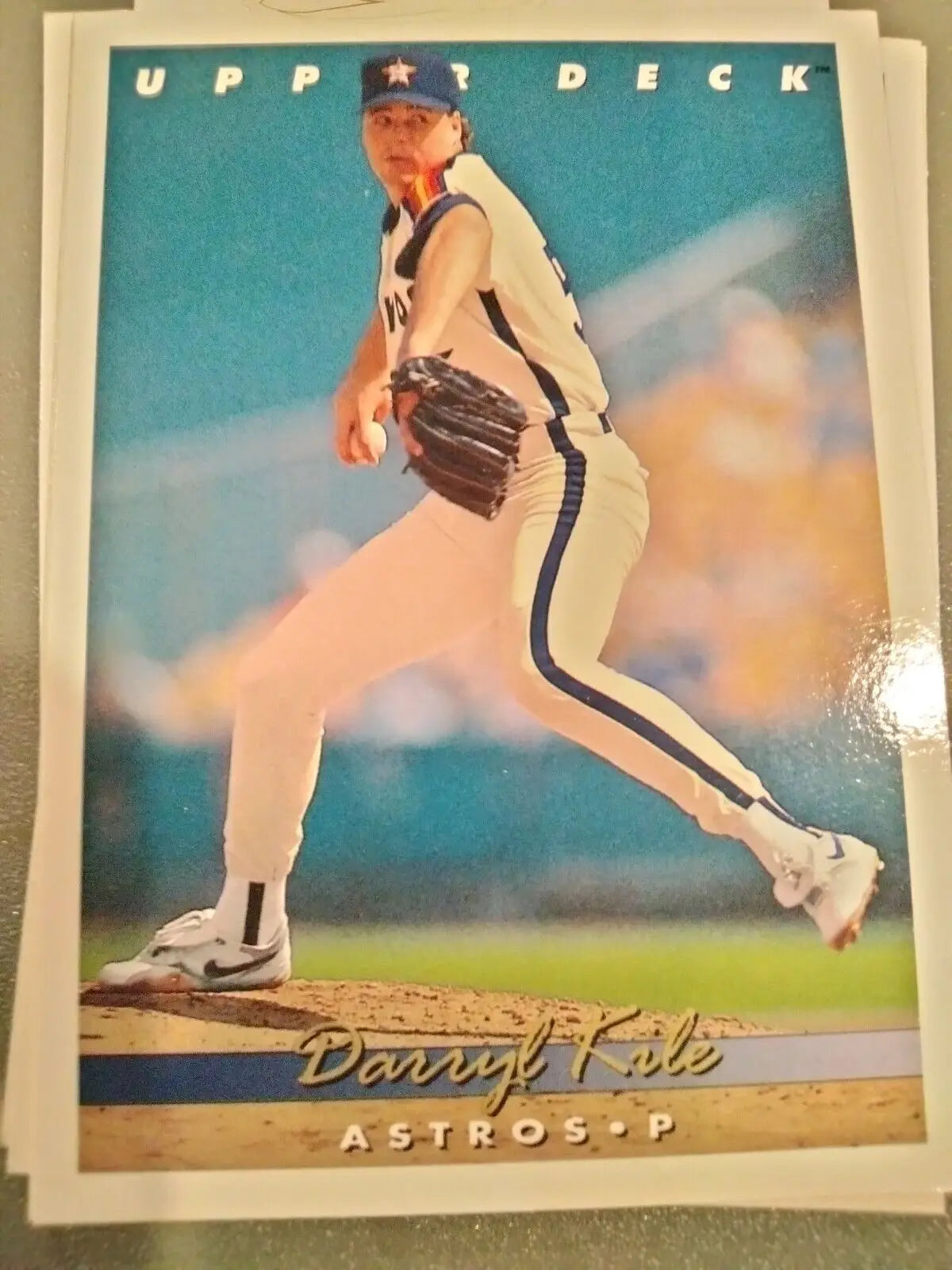 Darryl Kile Upper Deck 1992 Baseball Card featuring Astros team details