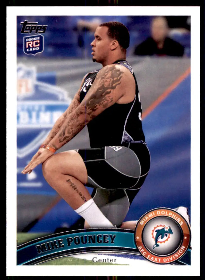 2011 Topps Mike Pouncey Rookie Miami Dolphins #169