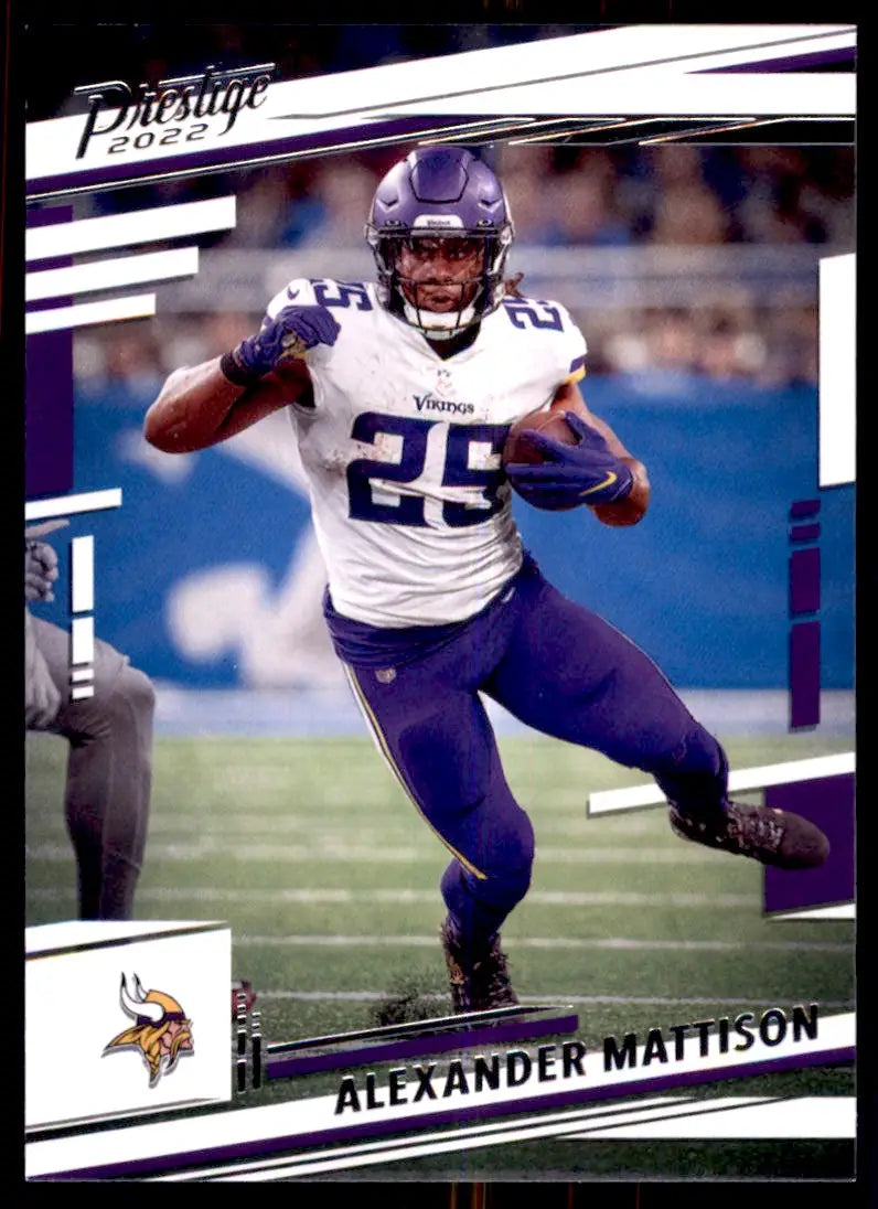 2022 Panini Prestige Alexander Mattison Minnesota Vikings #191