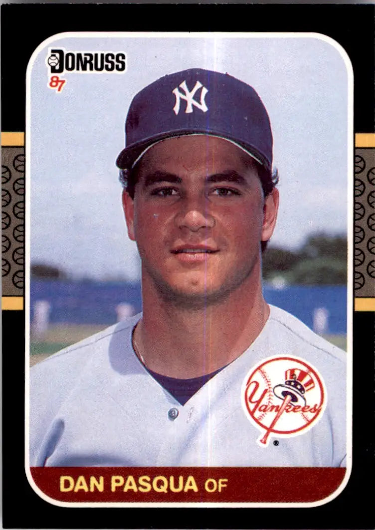 1987 Donruss Dan Pasqua New York Yankees #474