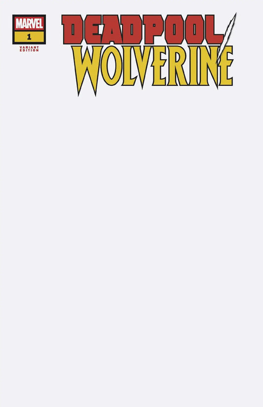 Deadpool/Wolverine #1 Blank Cover Variant - Comics