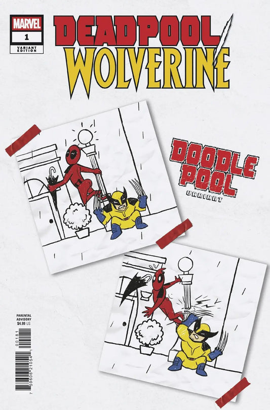 Deadpool/Wolverine #1 Doodlepool Variant - Comics