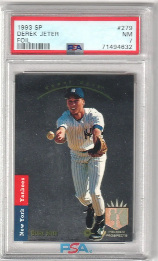 PSA-graded 1993 SP Derek Jeter Rookie card for sale with free shipping from Columbia Hobby