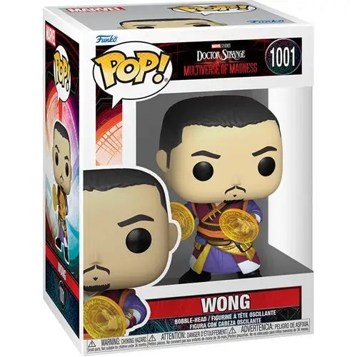 Wong Funko Pop from Doctor Strange in the Multiverse of Madness wearing mystical robes