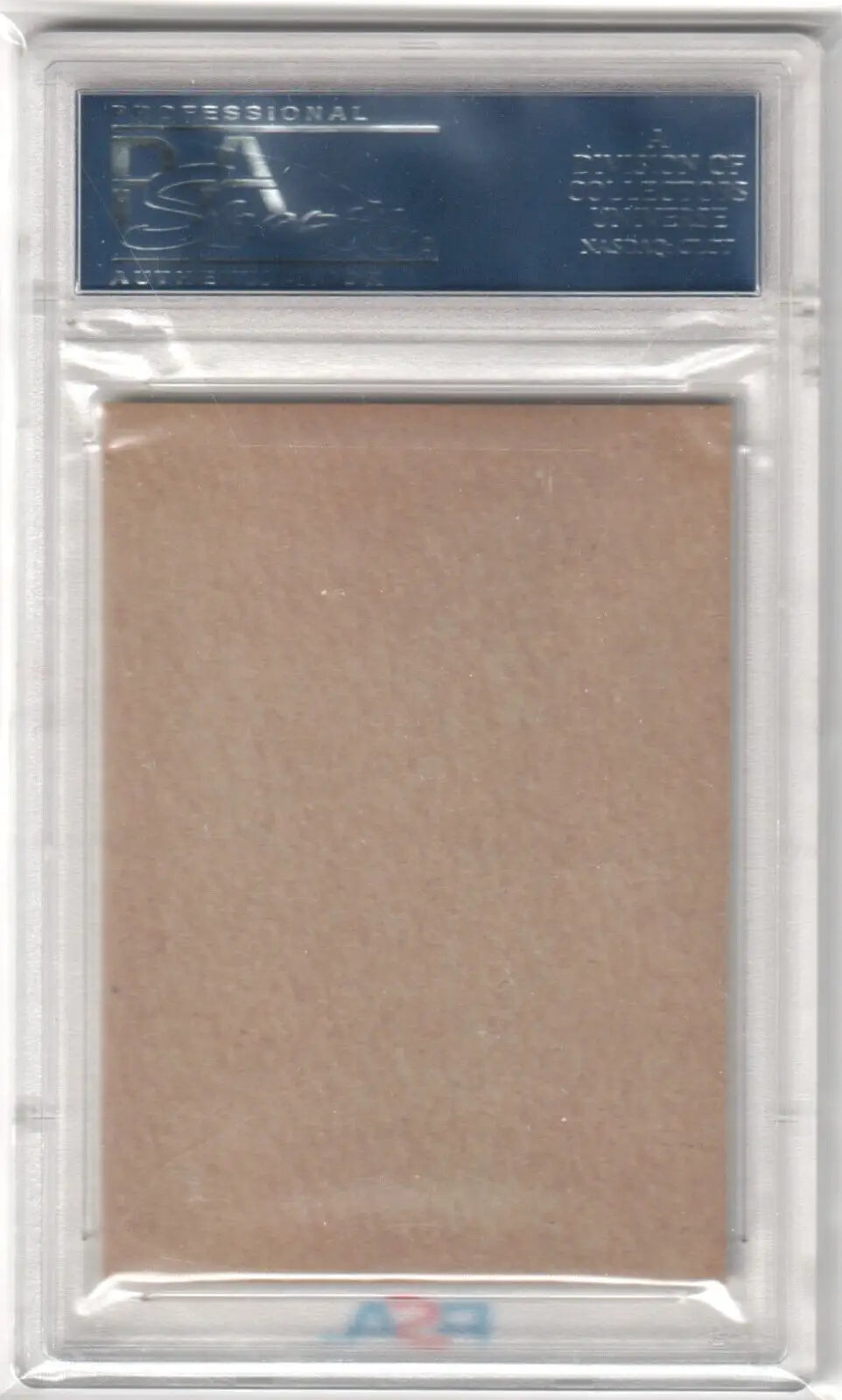 Clear plastic graded card holder with Don Drysdale 1963 card, Columbia Hobby single cards