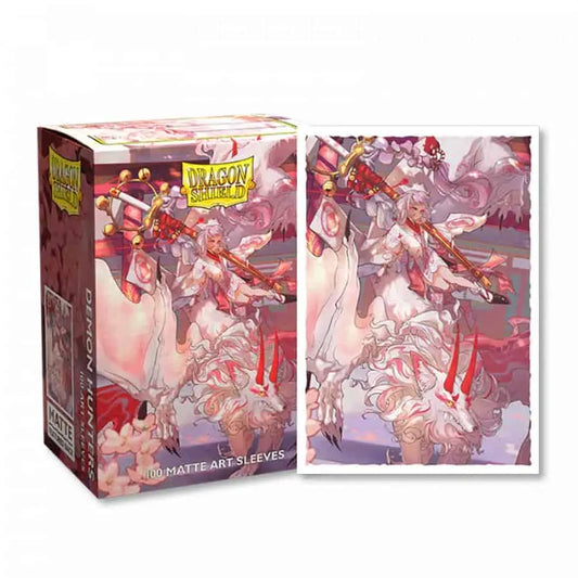 Dragon Shield Matte Art Sleeves Demon Hunters box with anime-style fantasy design for trading cards