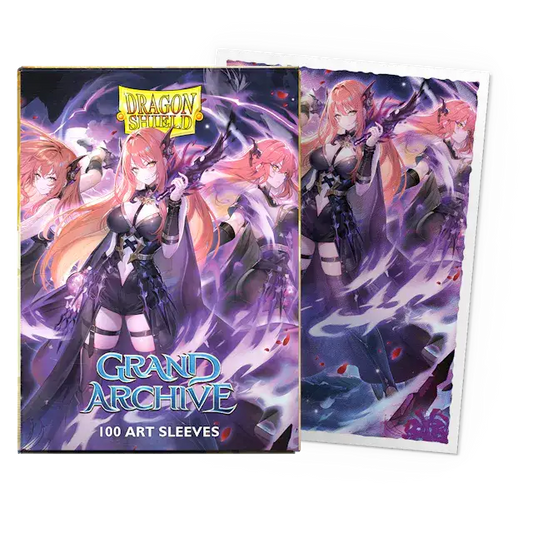 Dragon Shield Grand Archive Matte Art Sleeves feature magical fantasy artwork for trading cards