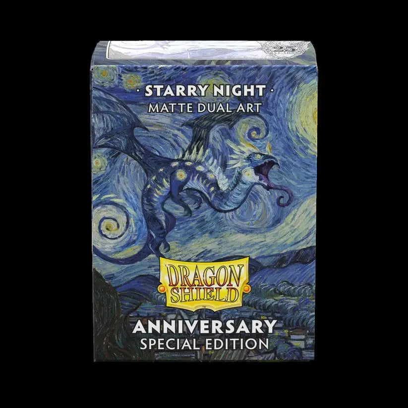 Dragon Shield Starry Night Matte Dual Art card sleeves Anniversary Special Edition box