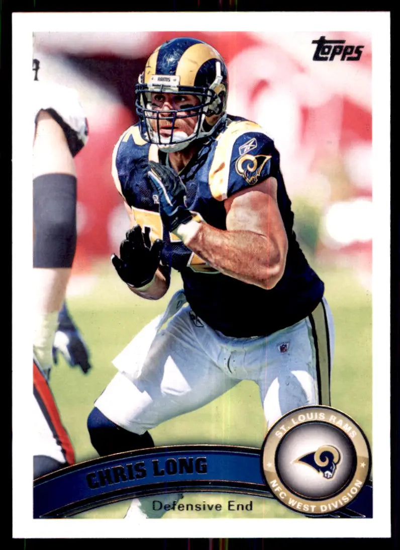 2011 Topps Chris Long St. Louis Rams #89