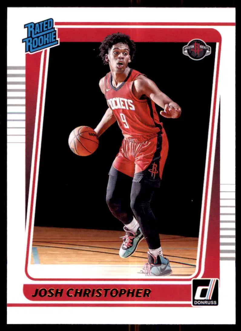 2021-22 Panini Donruss Josh Christopher Rookie Houston Rockets #250