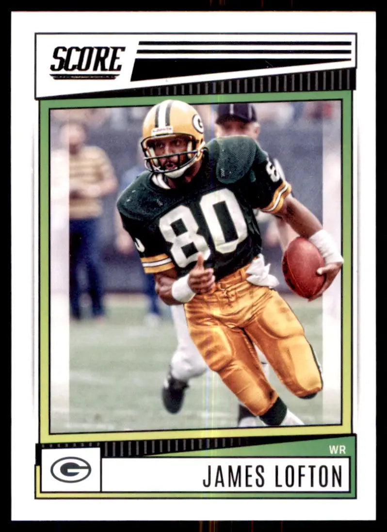 2022 Score James Lofton Green Bay Packers #102