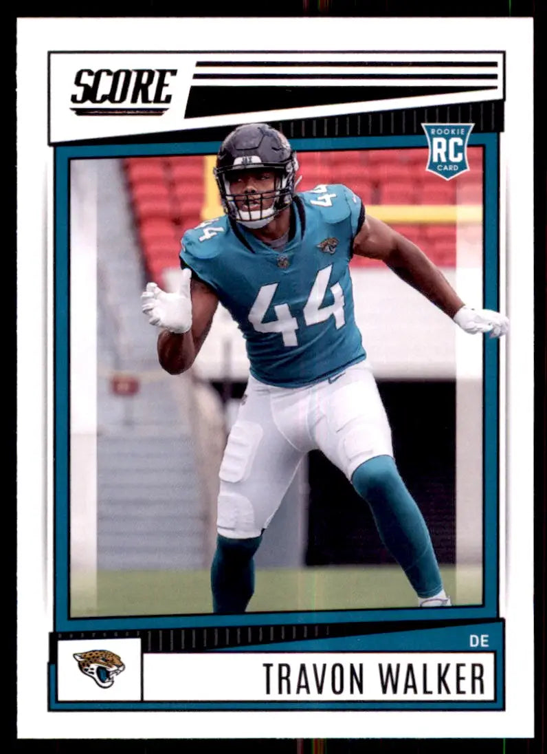 2022 Score Travon Walker Rookie Jacksonville Jaguars #340