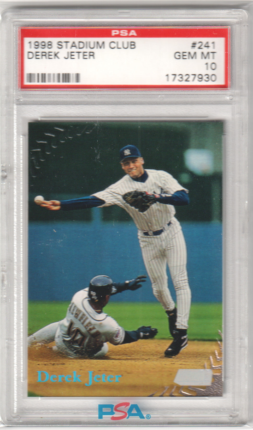 DEREK JETER 1998 Topps Stadium Club #241 PSA 10 GEM MINT - YANKEES