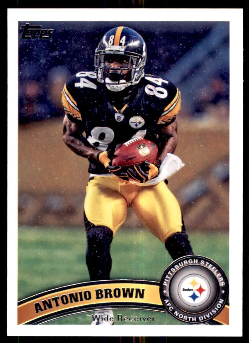 2011 Topps Antonio Brown Pittsburgh Steelers #9