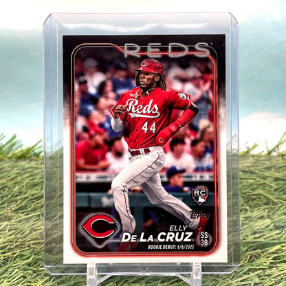 Elly De La Cruz 2024 Topps Update Rookie Debut Sports Trading Card Cincinnati Reds