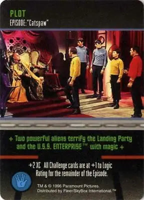 Star Trek trading card from Episode Catspaw Starfleet Maneuvers with original gloss