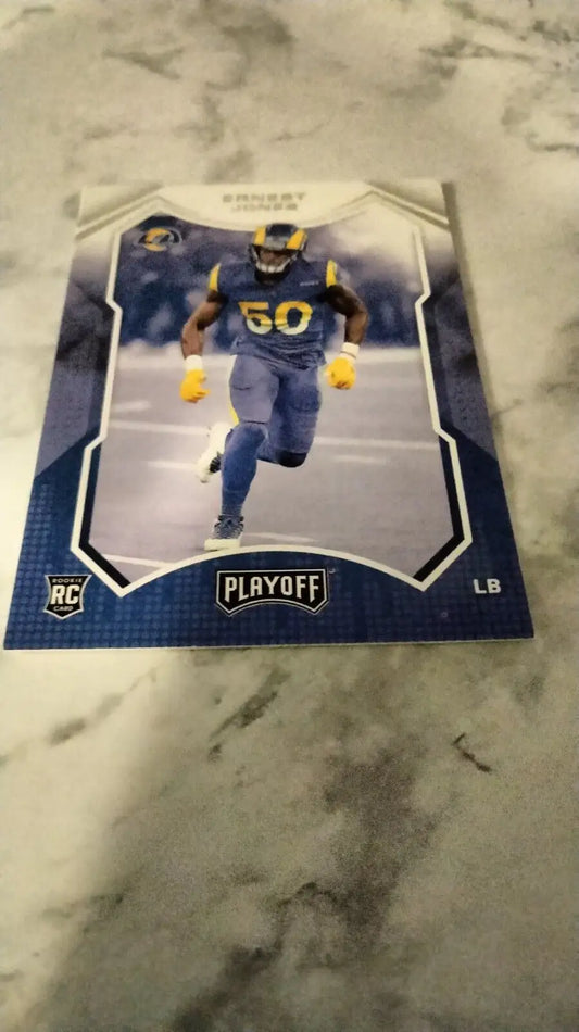 Ernest Jones No.283 LA Rams Panini NFL Rookie Trading Card NM for collectors