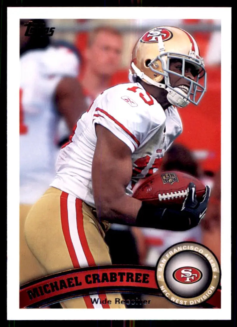 2011 Topps Michael Crabtree San Francisco 49ers #111